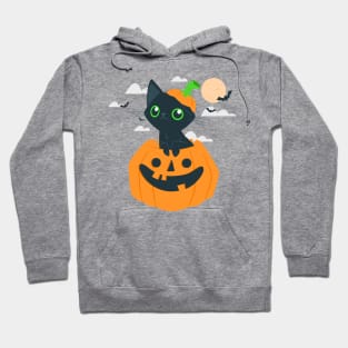 Pumpkin Kitty Kawaii Hoodie